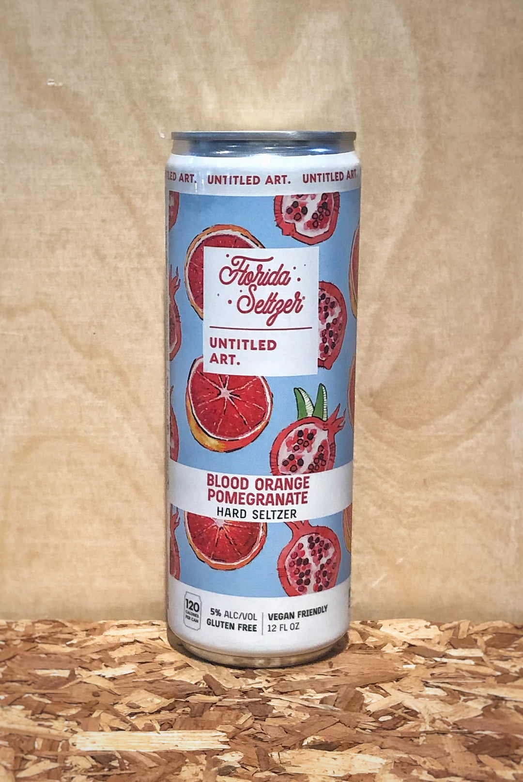Untitled Art 'Florida Seltzer' Blood Orange Pomegranate Hard Seltzer (Waunakee, WI)